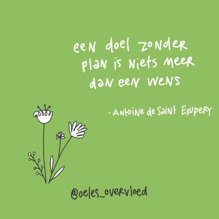 Printbare planner | Oeles Overvloed